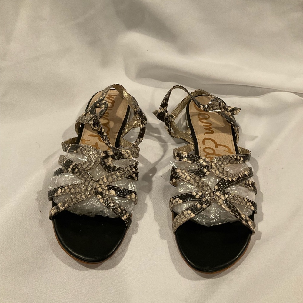 Sam Edelman size 9 1/2 strap flat sandals - Picture 3 of 5